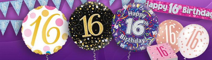 16th Birthday | Party Supplies | Party Save Smile
